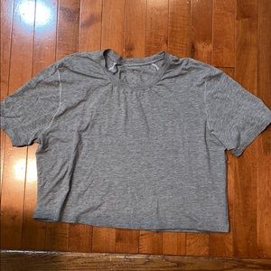 LuLulemon crop work out tee